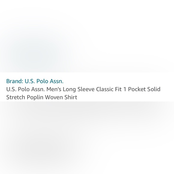 PreOwned Like New U.S.Polo Assn. Classic White Button Up. - Picture 4 of 10